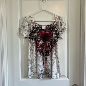 Unbranded print top size large